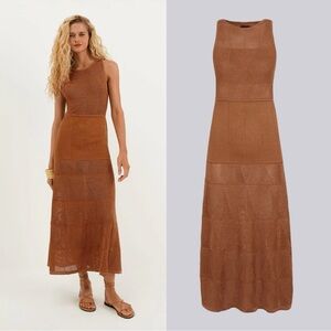 Vix Knit Silvie Maxi Dress in Eclair